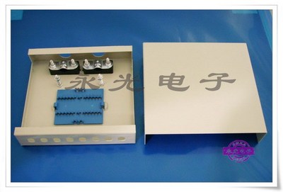 电信移动专用ST/FC 8口光纤终端盒 光缆接头盒优质之选，配线箱内节省空间一步到位